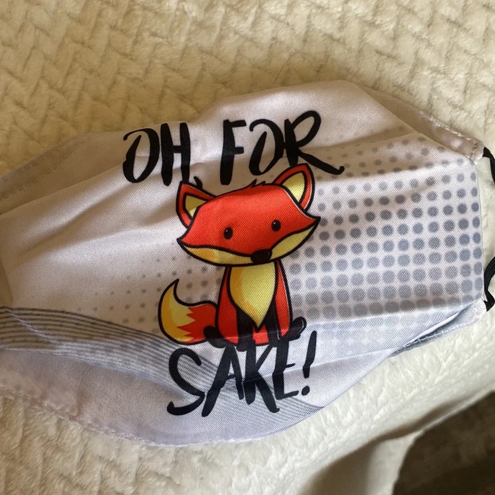 (Set of 3) Fox Face Masks